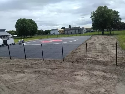 Enrobes Piste Heliport