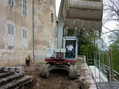 Terrassement délicat